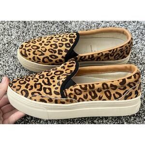 Soludos Bondi Leopard print slip on sneak women's size 7.5